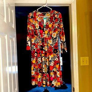 Maggy London 3/4 sleeve knit dress size 12 Petite